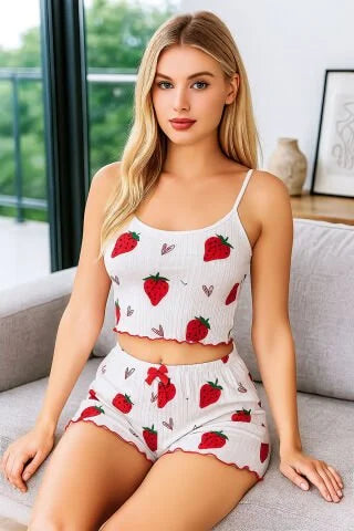 Premium Strawberry Lingerie